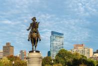 <p>If you want to head to Boston you should do it RIGHT now. You can get a flight for <a href="https://www.cheapflights.com/flights-to-boston/" rel="nofollow noopener" target="_blank" data-ylk="slk:around $65;elm:context_link;itc:0;sec:content-canvas" class="link ">around $65</a> depending on which airport you're flying out of. February is the most economical month to fly into the city, while June is the worst. </p>