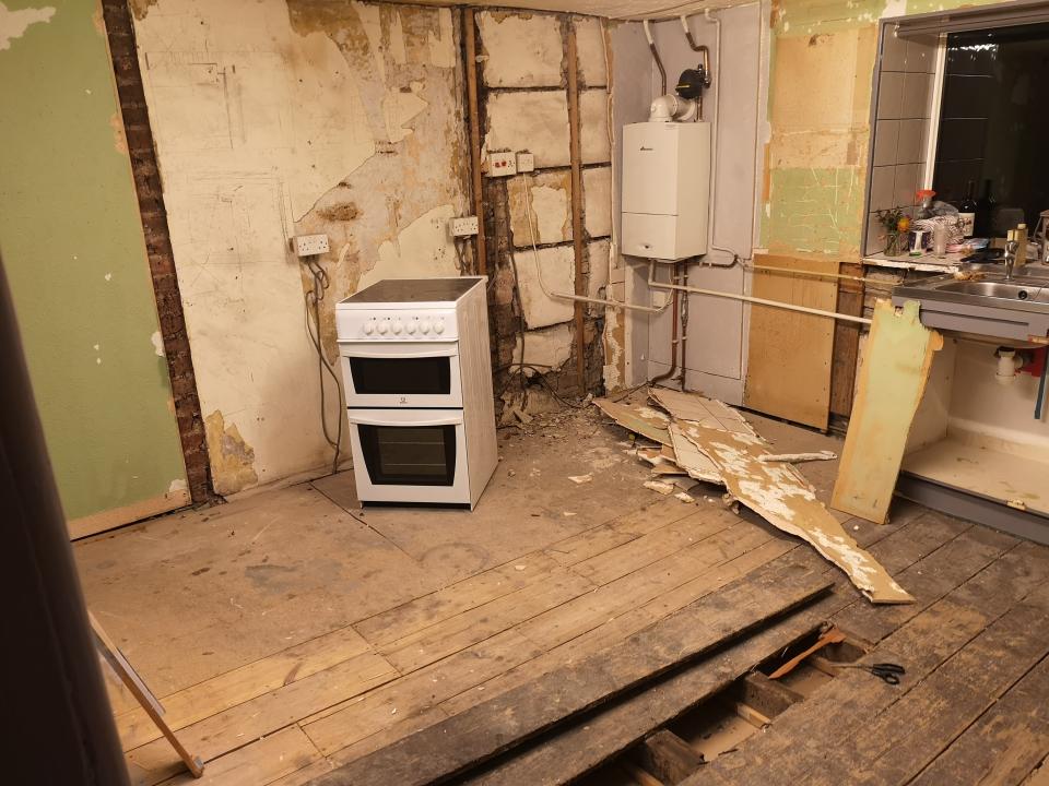 Emma ripped out her kitchen to replace it (Collect/PA Real Life)