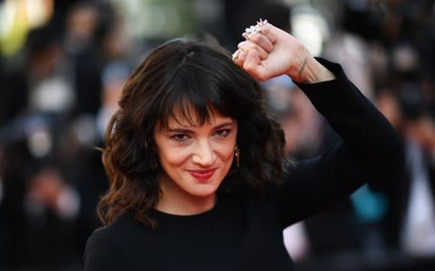 Asia Argento in 2018 - Credit: LOIC VENANCE/AFP/Getty Images