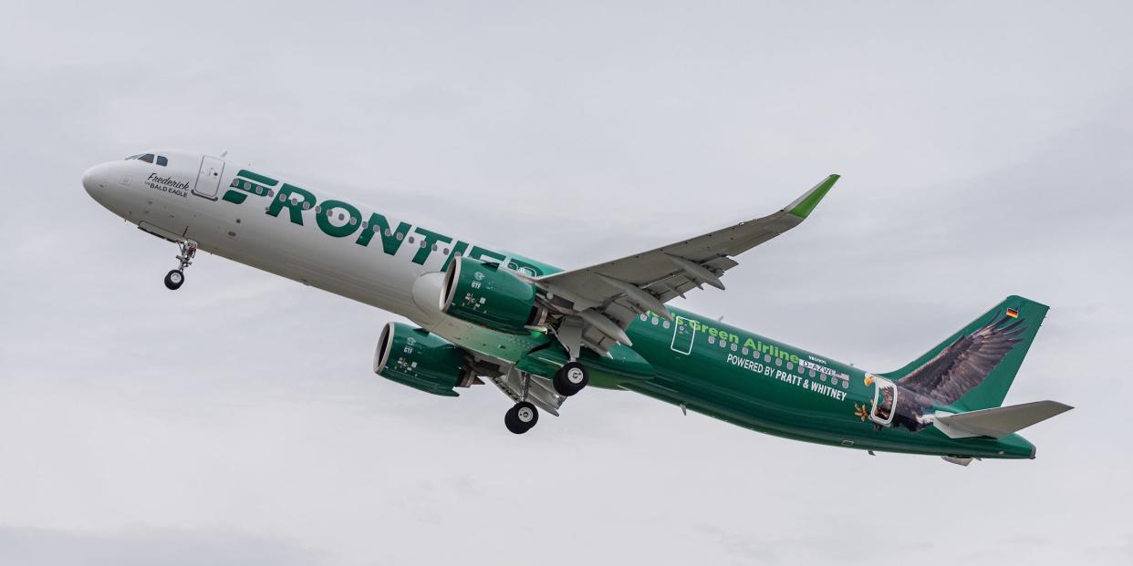 Frontier Airlines' first A321neo.