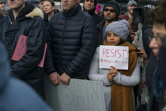 Caos e indignación por el veto de Trump a ciudadanos de varios países