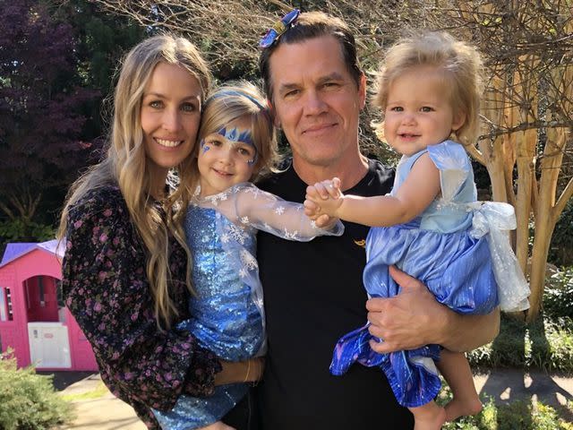 Josh Brolin Instagram Josh Brolin with wife Kathryn Boyd and their daughters.