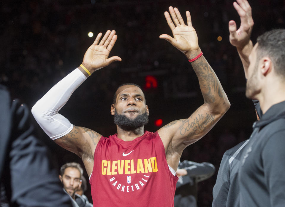 LeBron James saw his path in the East get easier this week. (AP)