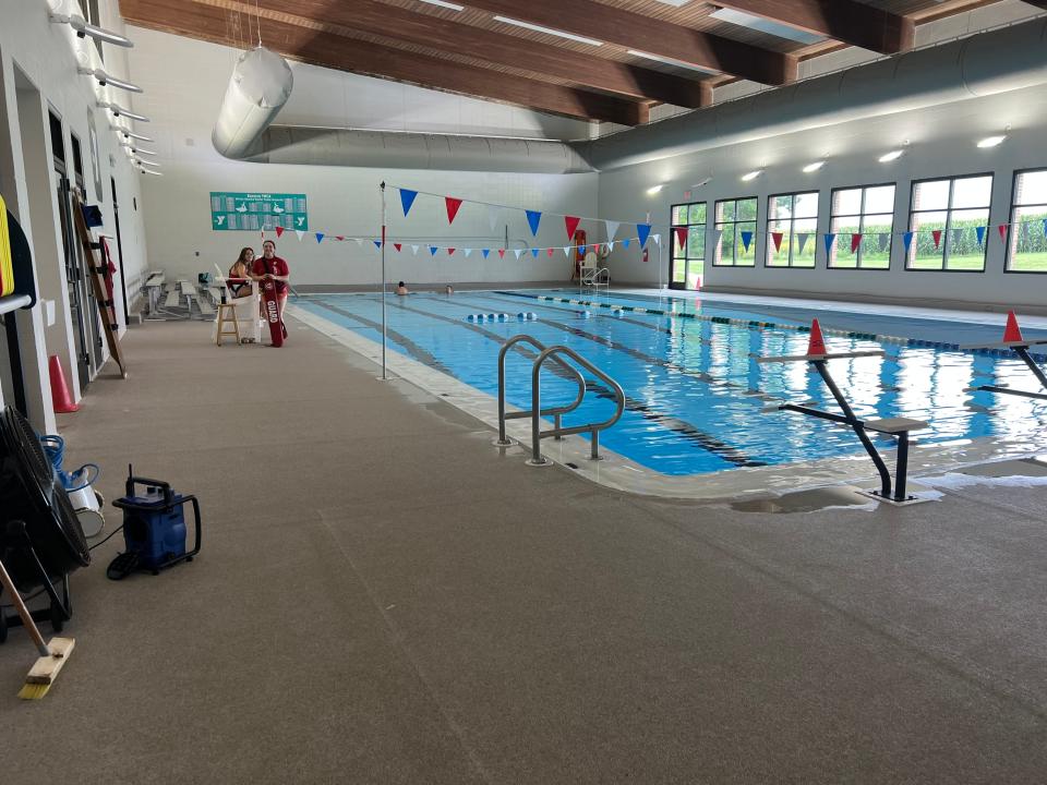 The indoor pool was open at the Bucyrus YMCA Open House on Saturday.