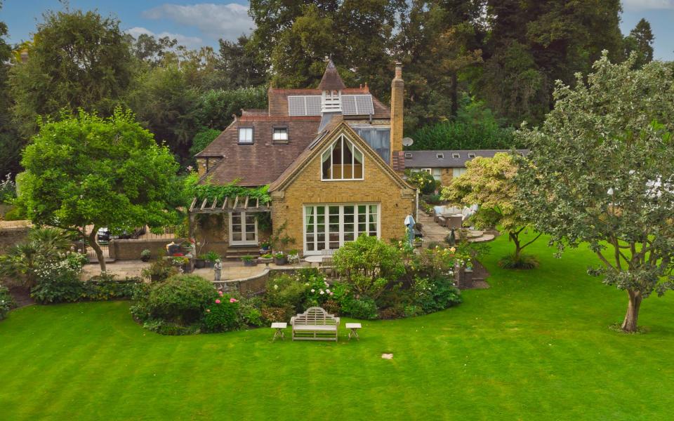 Dating back to 1882, this period home in Esher has Mediterranean-style gardens, it is £2.75m with Savills