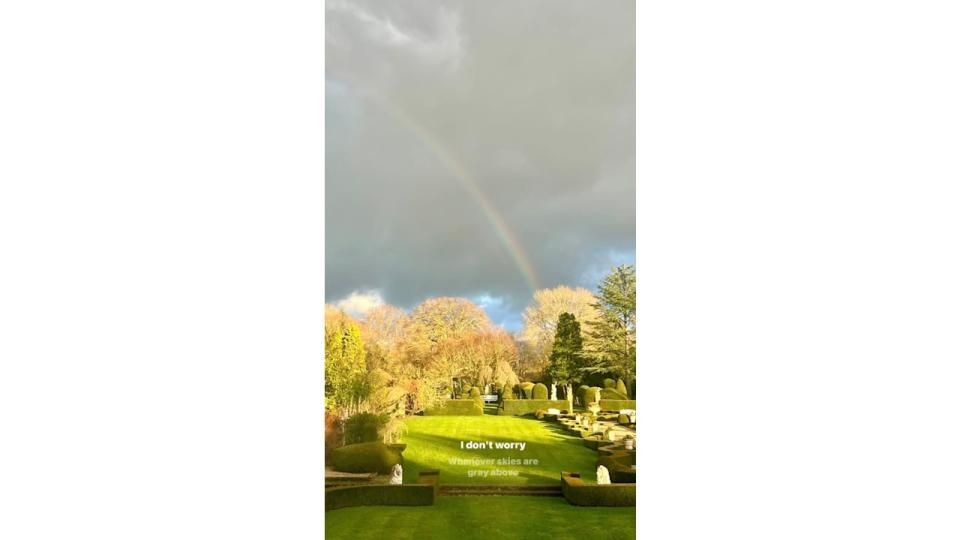 Penny Lancaster's garden at Essex home