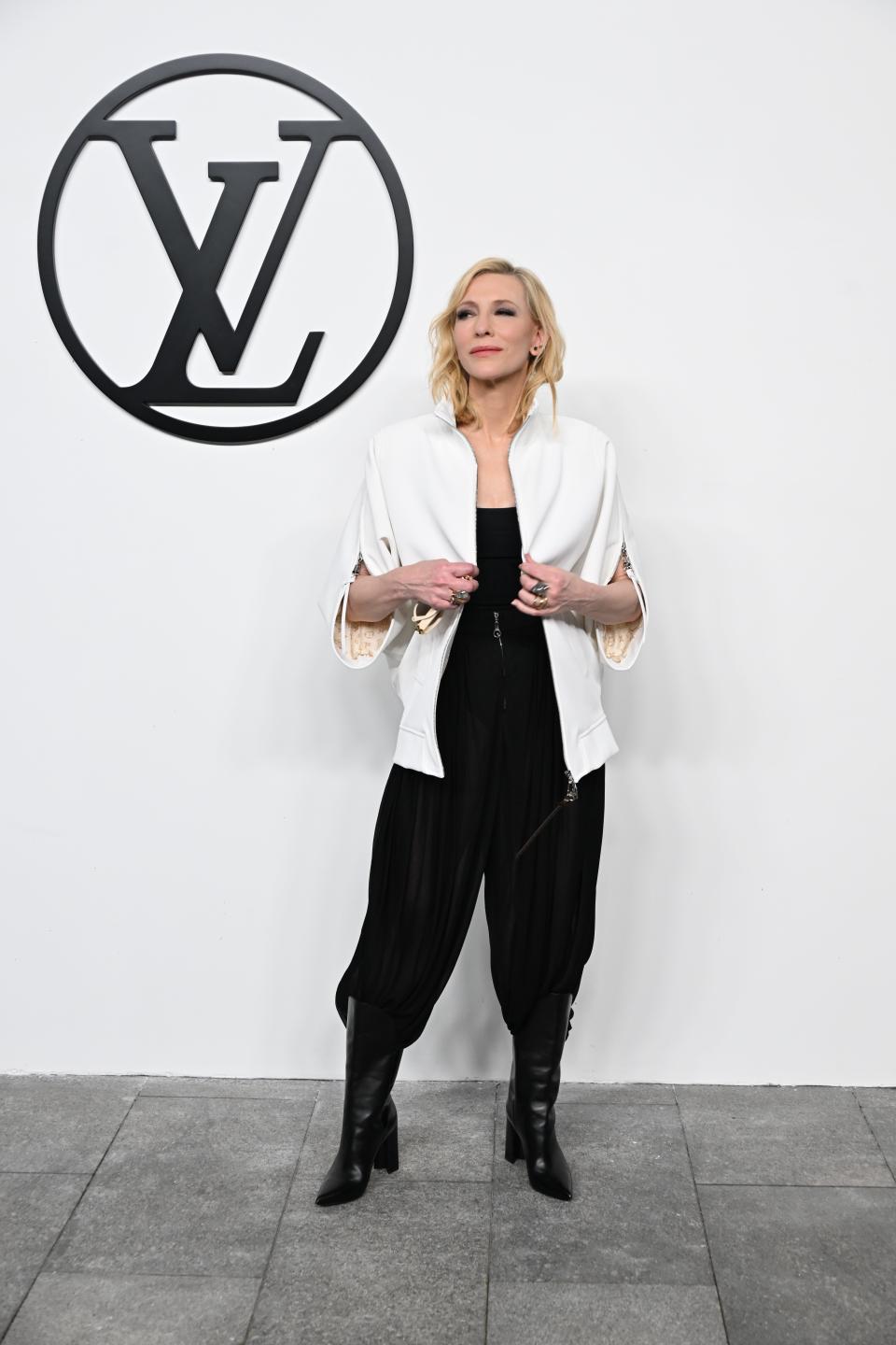Cate Blanchett at the Louis Vuitton Women's Voyager Pre-Fall 2024 Collection Show