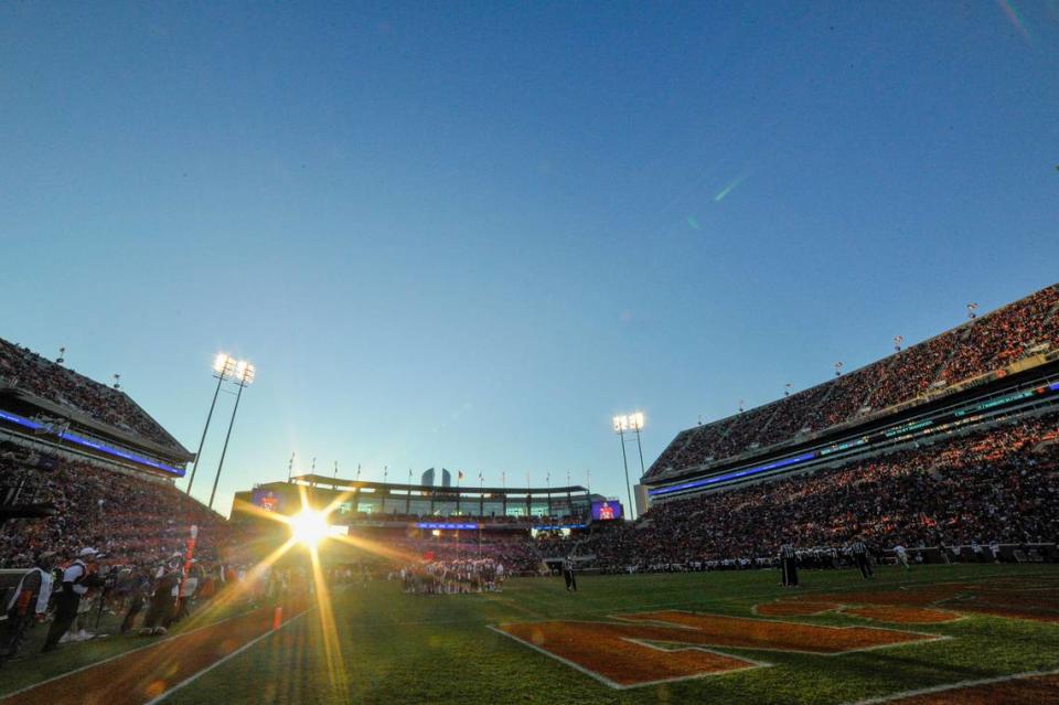 Nov 2, 2019; Clemson, SC, USA; A general view of Clemson Memorial Stadium during the game between the Clemson Tigers and the Wofford Terriers. Mandatory Credit: Adam Hagy-USA TODAY Sports