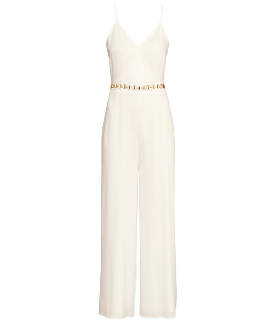 <p>H&M Lyocell-Blend Jumpsuit</p><p>H&M Lyocell-Blend Jumpsuit, $70,<a rel="nofollow noopener" href="http://www.hm.com/us/product/82474?article=82474-B" target="_blank" data-ylk="slk:hm.com;elm:context_link;itc:0;sec:content-canvas" class="link "> hm.com</a></p>