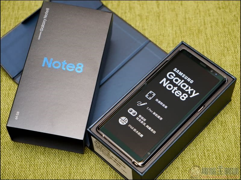 Samsung Galaxy Note8 開箱 、評測、評價 IP68、無線充電、S Pen、景深雙鏡頭幾乎全能的商務旗艦機