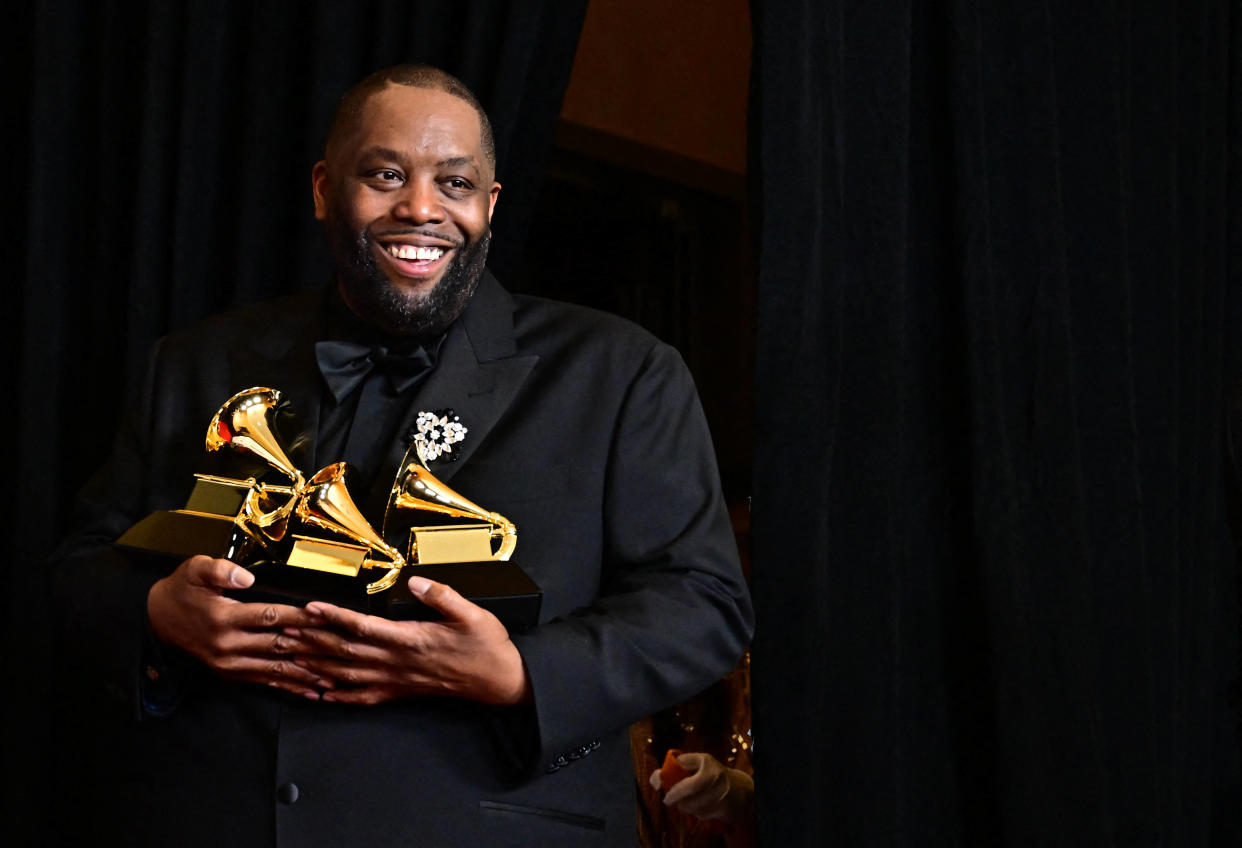 Killer Mike a reçu 3 prix aux 66e Grammy, avant d’être arrêté par la police. 