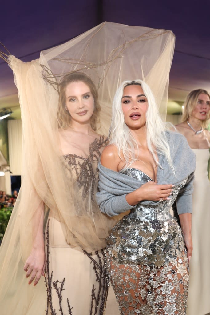 Lana Del Rey and Kim Kardashian at the 2024 Met Gala on May 6 Getty Images for The Met Museum/Vogue