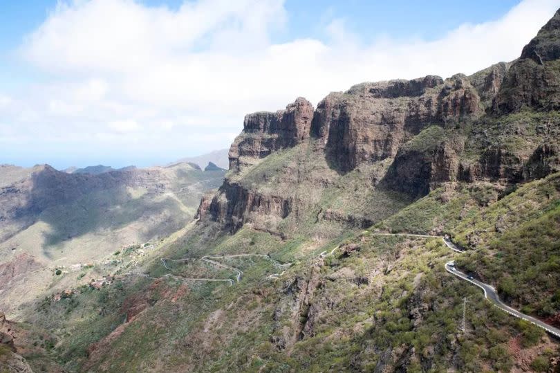 The rugged landscape close to Masca in Tenerife.