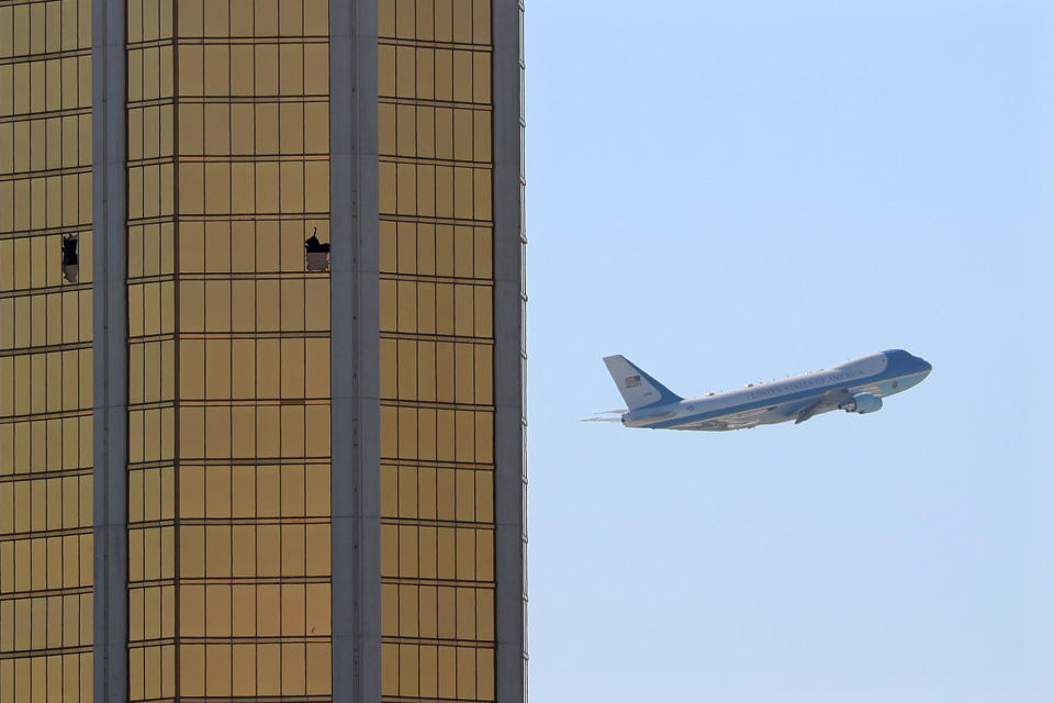 Trump departs from Las Vegas visit