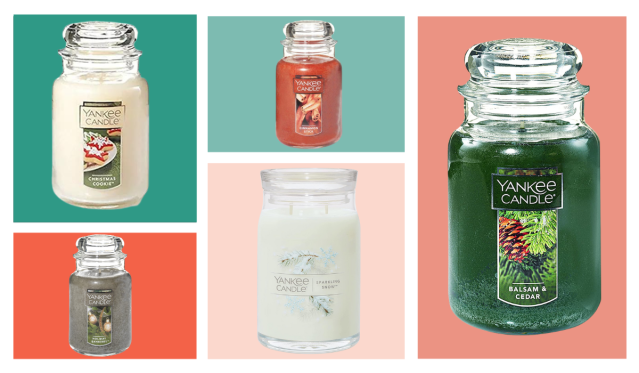 Hurry! Tons of holiday-scented Yankee Candles are on sale on  right  now