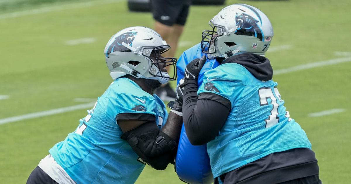 Panthers offensive line lands in top half of PFF's 2023 rankings