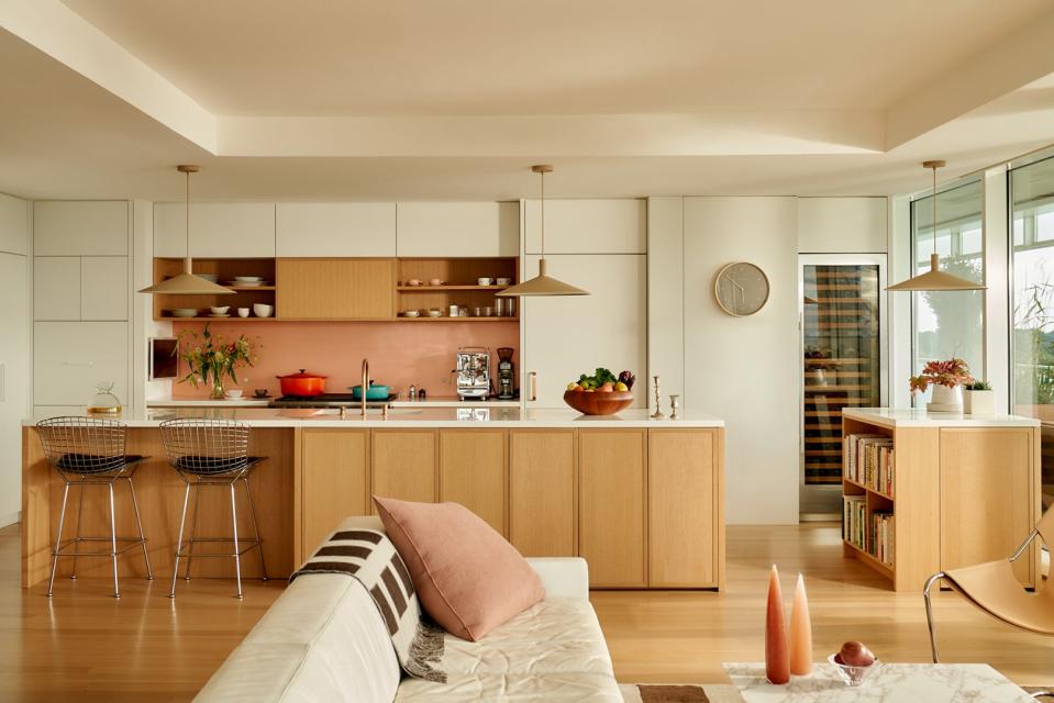 oak kitchen island