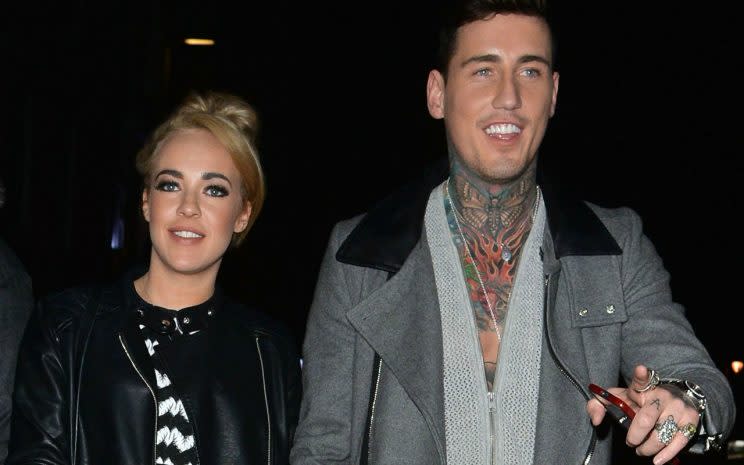 Stephanie Davis and Jeremy McConnell/Rex Photos