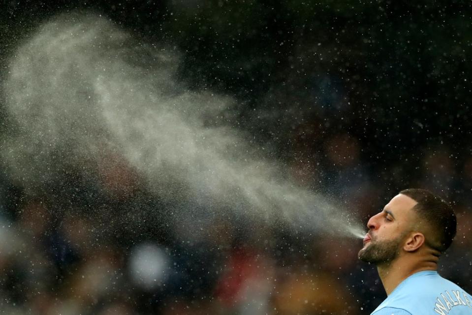 MAN CITY WALKER (AP)