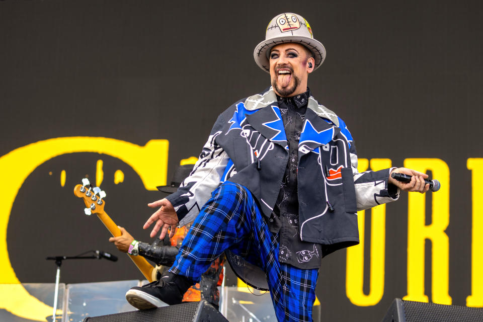 Boy George of Culture Club performs onstage during weekend two, day two of Austin City Limits Music Festival at Zilker Park on October 15, 2022 in Austin, Texas. (Photo by Rick Kern/WireImage)