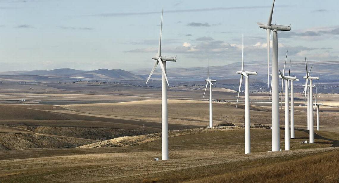 Scout Clean Energy plans a wind farm on Benton County farm land south of the Tri-Cities along the Horse Heaven Hills ridgeline south of Badger Road.