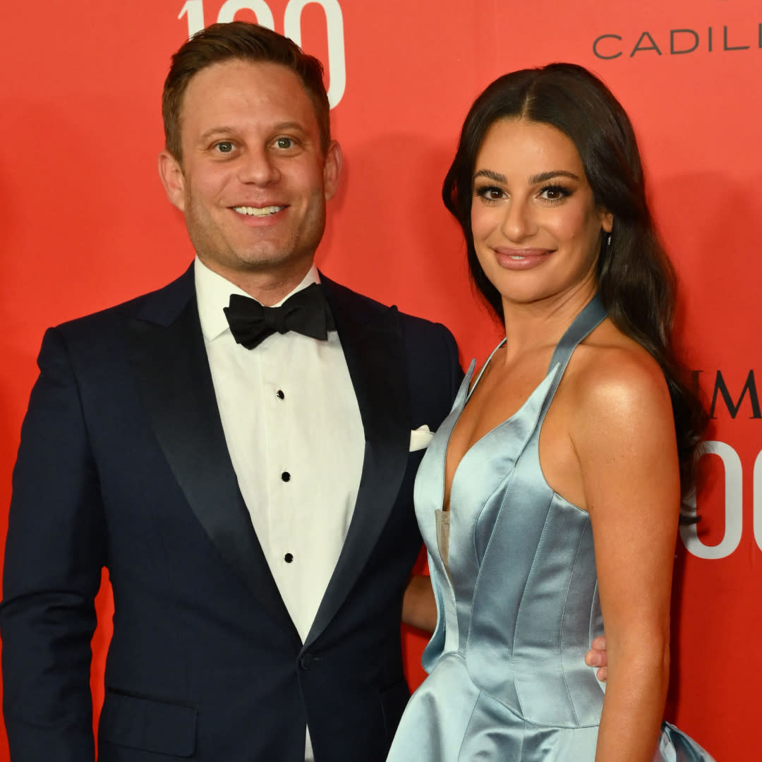  Lea Michele and her husband Zandy Reich arrive for the Time 100 Gala,. 