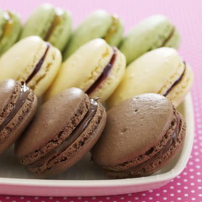 Chocolate-Hazelnut Macarons