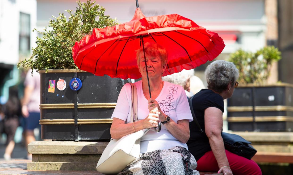 <span>York on 19 July 2022, the UK’s hottest day on record. Heat exposure among older Europeans is predicted to treble by 2050.</span><span>Photograph: Richard Saker/The Guardian</span>