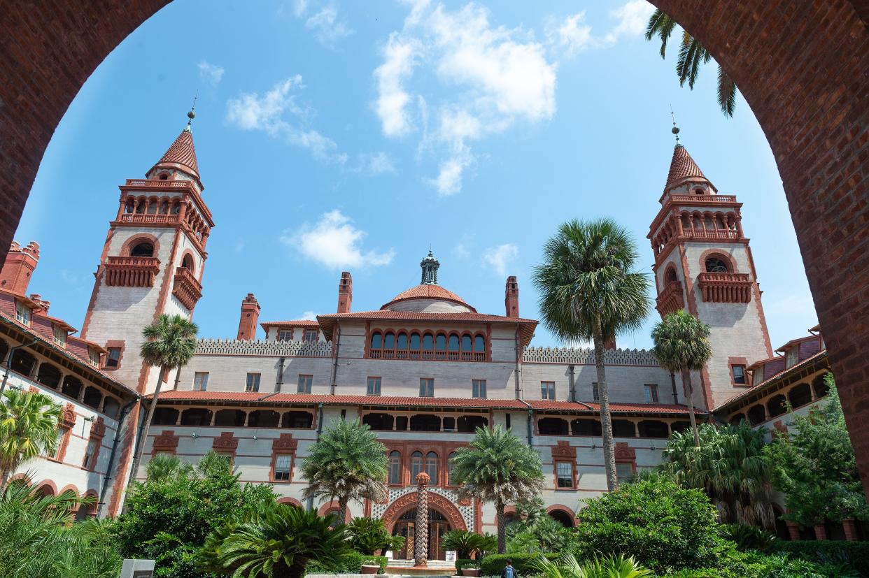 The main building of Flagler College in St. Augustine was once the Ponce de Leon Hotel that Henry Flagler opened in 1888.