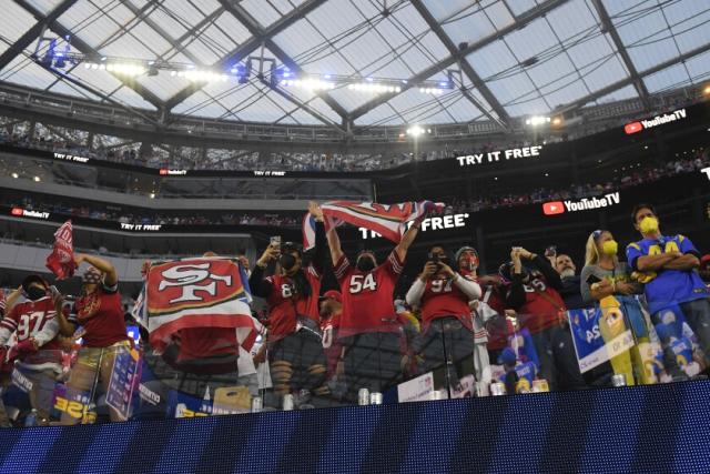 FAN PHOTOS: Rams fans at SoFi Stadium for NFC Championship win over San  Francisco 49ers