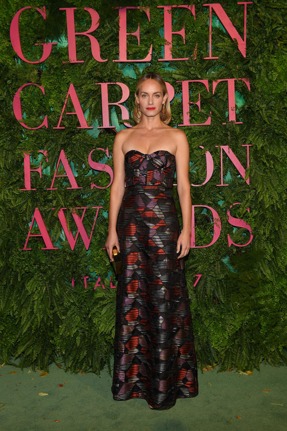 Amber Valletta at the Green Carpet Fashion Awards