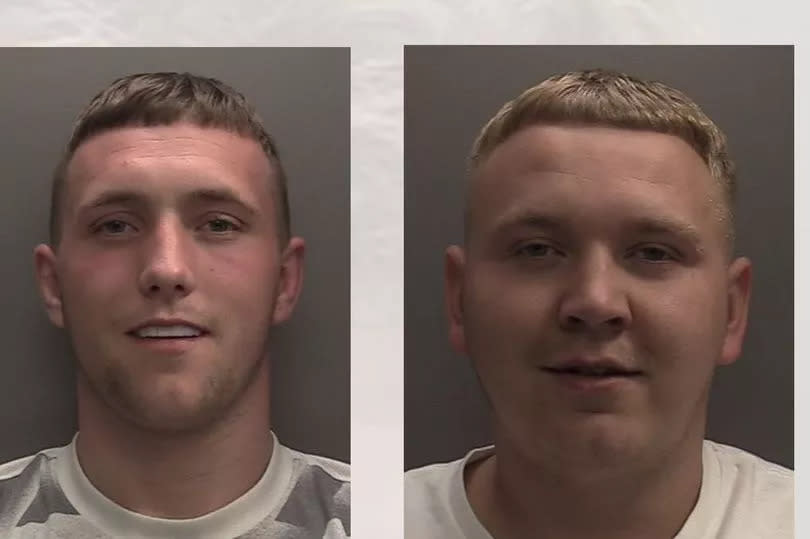 Scunthorpe men Bert Keeton, 22, Tyler Gallagher, 22, and Liam Pollock, 22, were jailed
