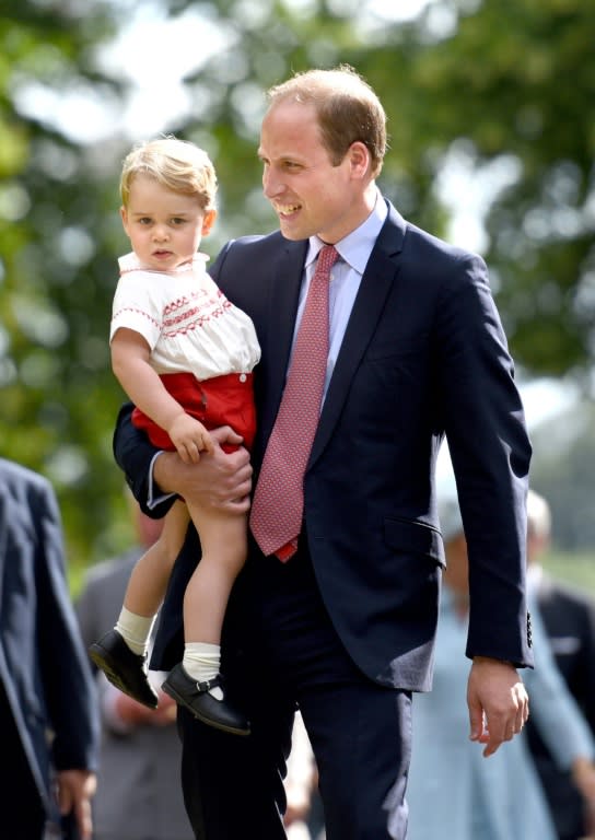 Prince William is second in line to the throne and his eldest son George third, followed by George's little sister Charlotte -- a strong dynasty that could continue for another century