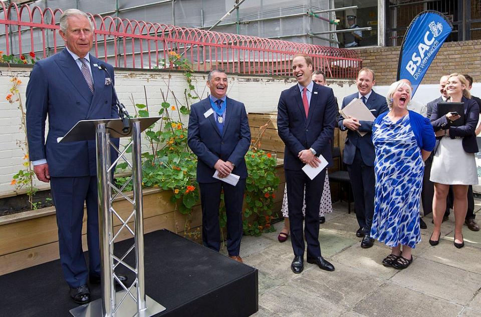 Prince Charles speaks at the British Sub-Aqua Club