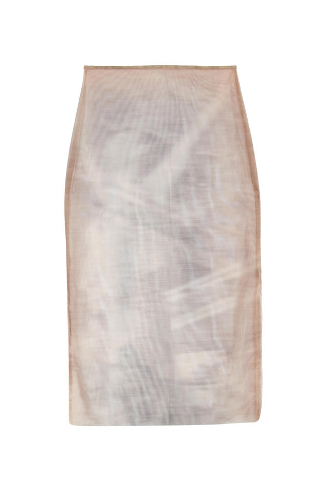 Sheer Delight skirt in nude