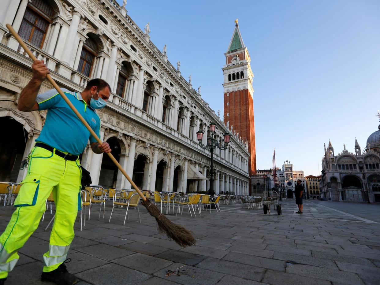 Traces of coronavirus have been found in Italy's wastewater from last December, according to new research: REUTERS/Fabrizio Bensch