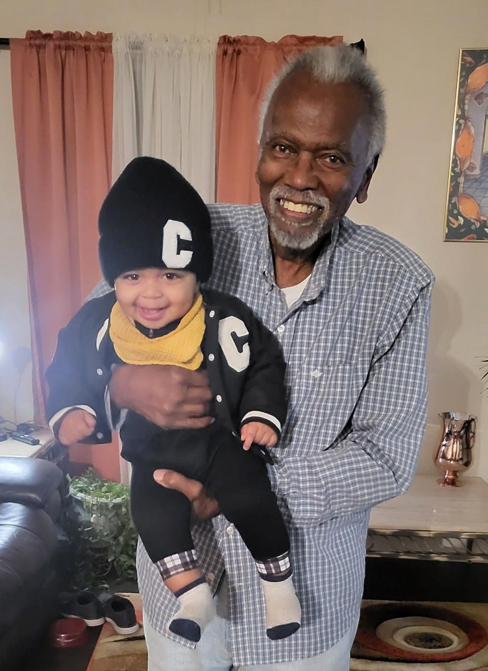 Robert Taylor with his great grandson Cairo. (Courtesy Robert Taylor)