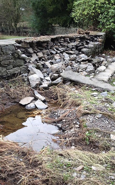 Devastation after recent flooding at the Grade one Historic Gwydir Castle  - Credit: Andrew Price / View Finder Pi