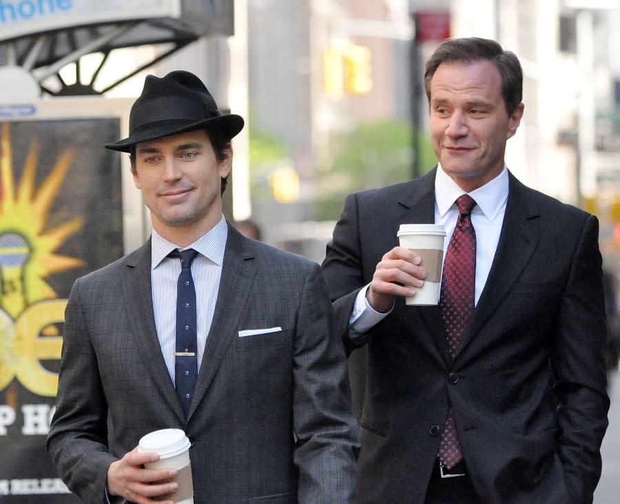 Matt Bomer and Tim DeKay film 'White Collar'