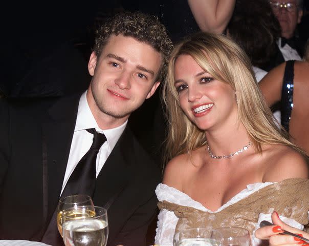 Frank Micelotta/Getty Justin Timberlake and Britney Spears in Los Angeles in February 2002