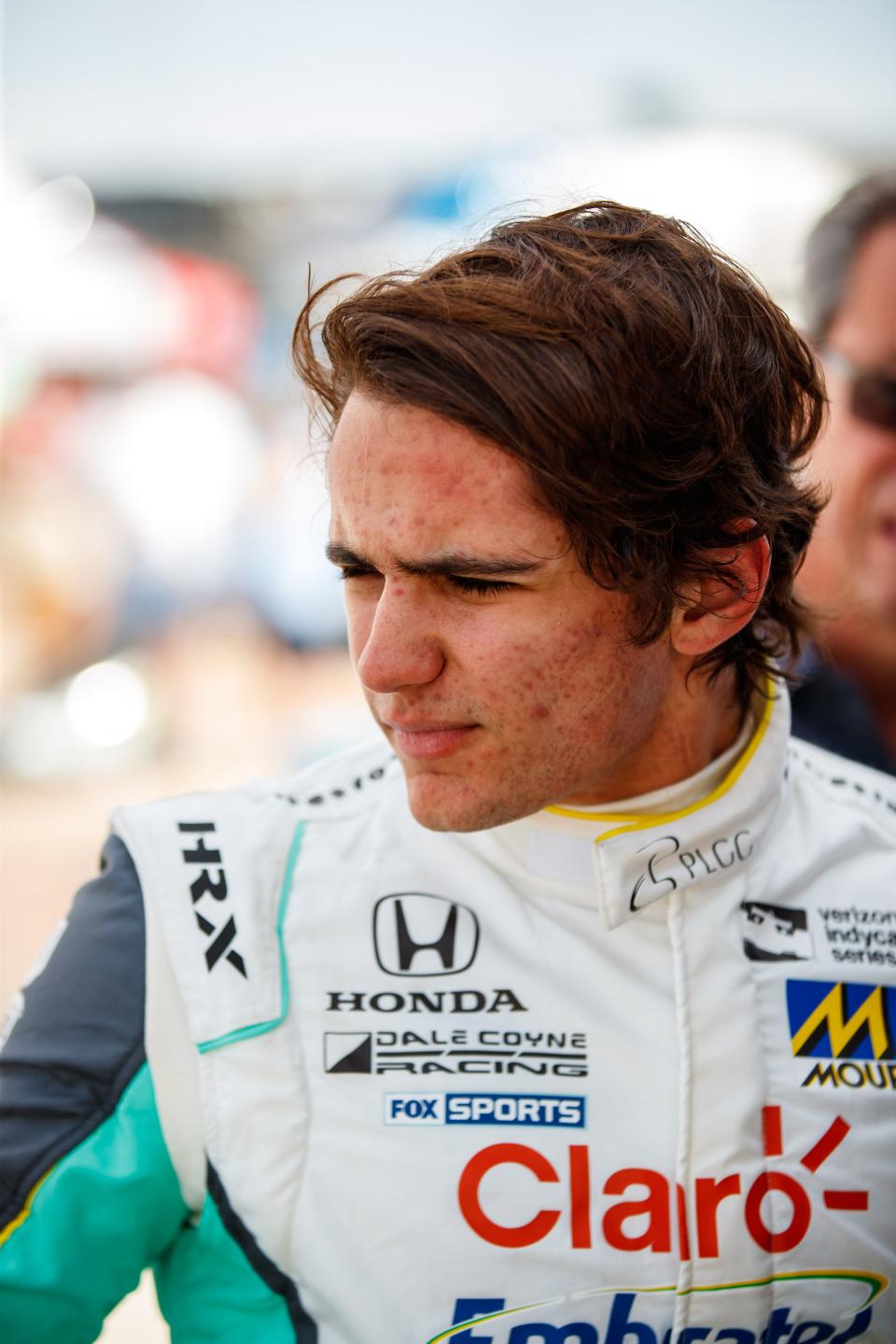 IndyCar driver Pietro Fittipaldi during practice for the Phoenix Grand Prix at ISM Raceway.