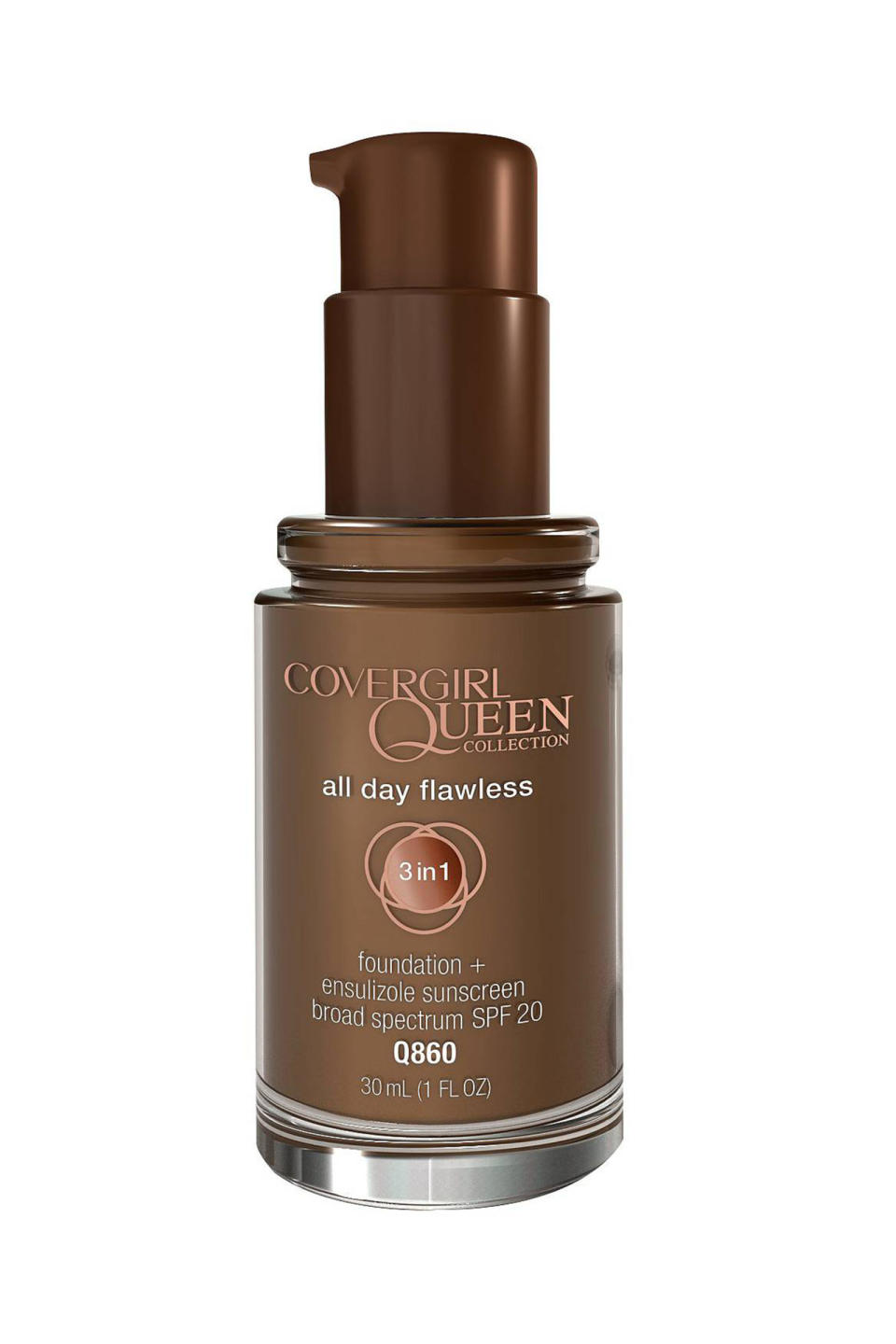 <p>My sister put me on to this foundation—it's one of the best affordable options on the market today. The creamy product functions as a powder, concealer, and foundation which is nice for whenever I'm traveling and don't want to pack my full makeup arsenal. — Nikki Ogunnaike, Senior Fashion Editor</p><p><em>Covergirl Queen Collection All Day Flawless Foundation, $11; </em><em><a rel="nofollow noopener" href="https://www.covergirl.com/beauty-products/foundation-makeup/3-in-1-foundation-for-dark-skin" target="_blank" data-ylk="slk:covergirl.com;elm:context_link;itc:0;sec:content-canvas" class="link ">covergirl.com</a> available at <a rel="nofollow noopener" href="https://www.amazon.com/COVERGIRL-Queen-Collection-Flawless-Foundation/dp/B0094G3M9M?tag=syndication-20" target="_blank" data-ylk="slk:amazon.com;elm:context_link;itc:0;sec:content-canvas" class="link ">amazon.com</a>.</em></p>