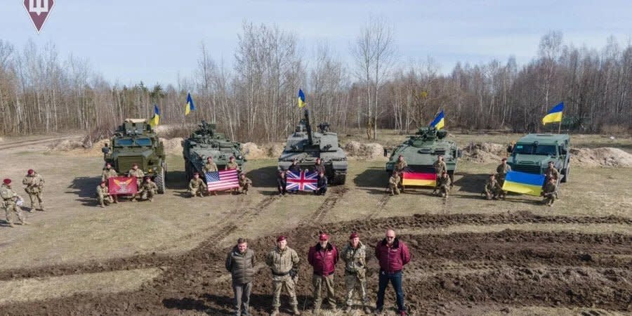Park of armored vehicles of defenders of Ukraine