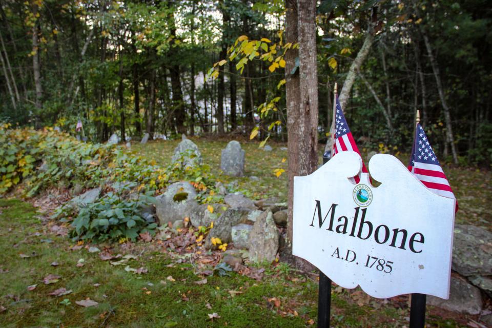 Malbone Cemetery stands by the side of Malbone Street in Lakeville.