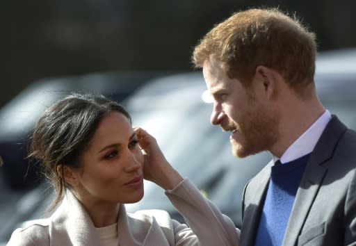 The couple may have escaped the gaze of the public ahead of their wedding, but they remained under the watchful eyes of their security staff