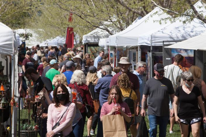 The St. George Art Festival drew crowds last April in its first iteration after the COVID-19 pandemic. For 2022, the popular event is back for its 43rd year.