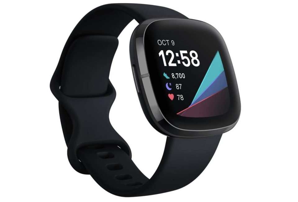 Fitbit Sense Advanced Watch FB512GLWT-FRCJK Singapore Edition, was S$418, now S$338 (Photo: Amazon)