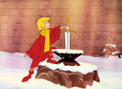 <a href="http://movies.yahoo.com/movie/1800124781/info" data-ylk="slk:THE SWORD IN THE THE STONE;elm:context_link;itc:0;sec:content-canvas" class="link ">THE SWORD IN THE THE STONE</a> (1963) - This was the first Disney film with songs composed by the Oscar-winning team of Robert and Richard Sherman. The brothers went on to write songs for "Mary Poppins," "The Jungle Book," "The Aristocats," along with the theme for the ride "It's a Small World."