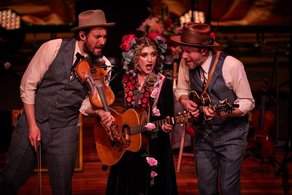 Sierra Ferrell performs at the Ryman Auditorium in Nashville, Tenn., Thursday, March 21, 2024.