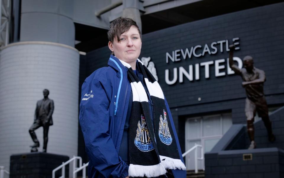 Linzi Smith said she still supported Newcastle United and hoped to return to St James’ Park